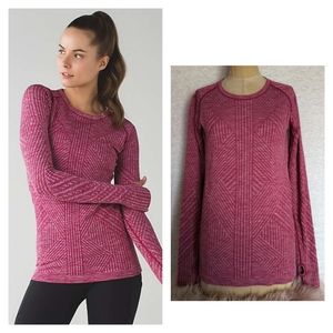 Lululemon Rest Less Pullover - Heathered Berry Rumble
